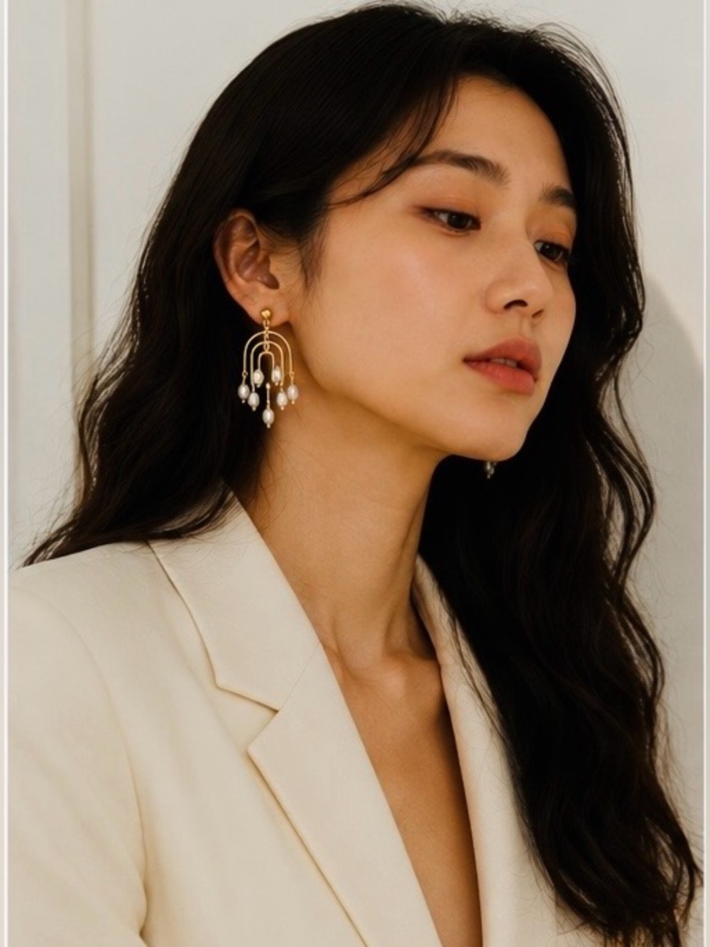 Anthropologie Pearl Earrings